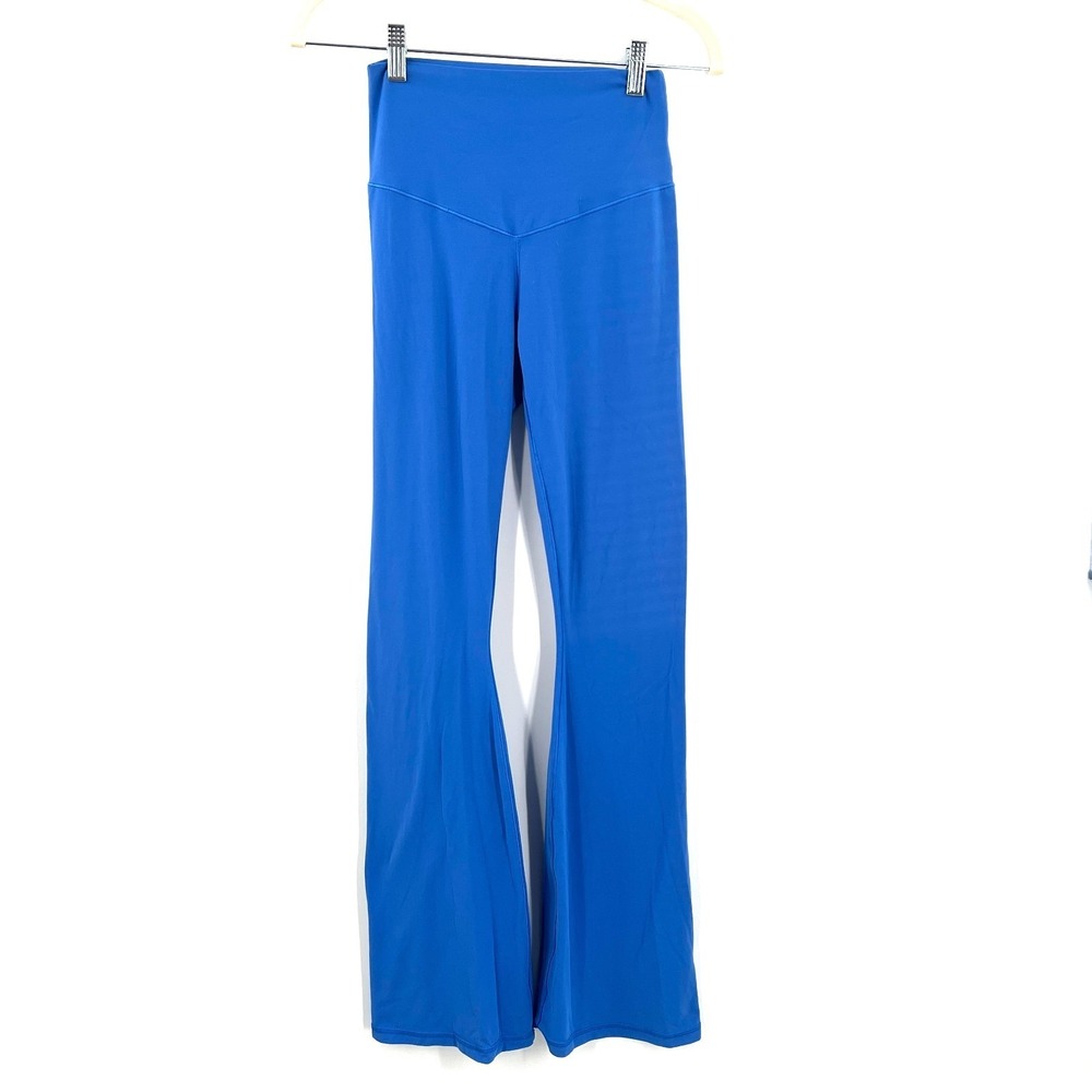 Aerie offline high rise bootleg flared legging pants blue yoga gym comfy M